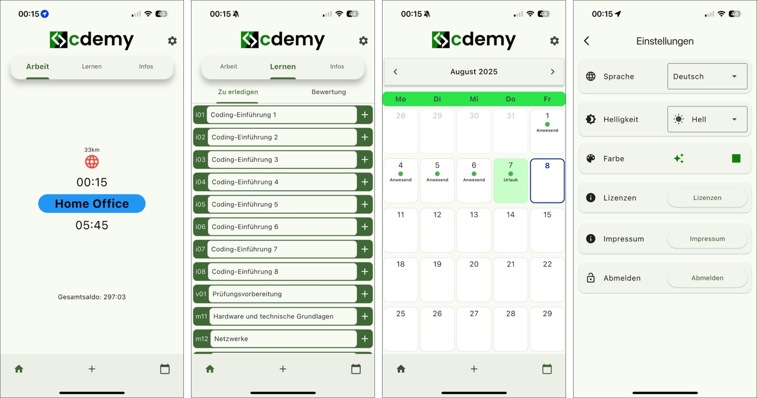 Teil­nehmer entwickeln Teil­nehmer-App!
